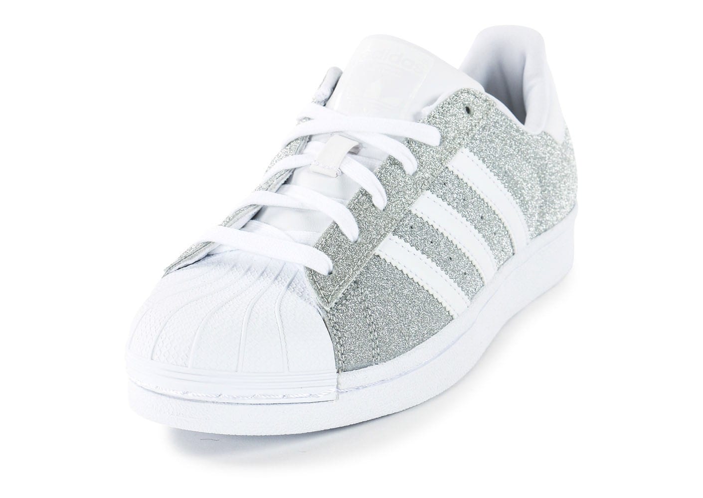 adidas superstar paillette argenté